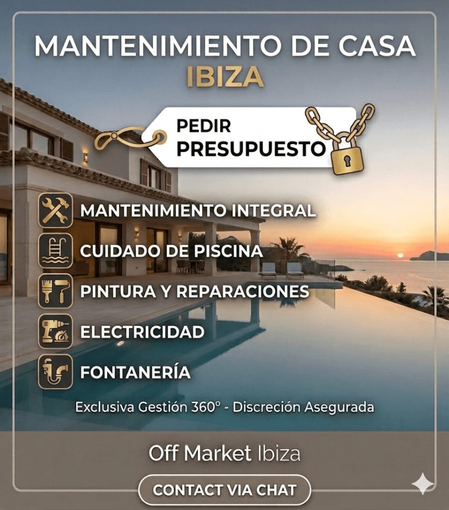 mantenimiento casas san jose ibiza Alquiler en Ibiza